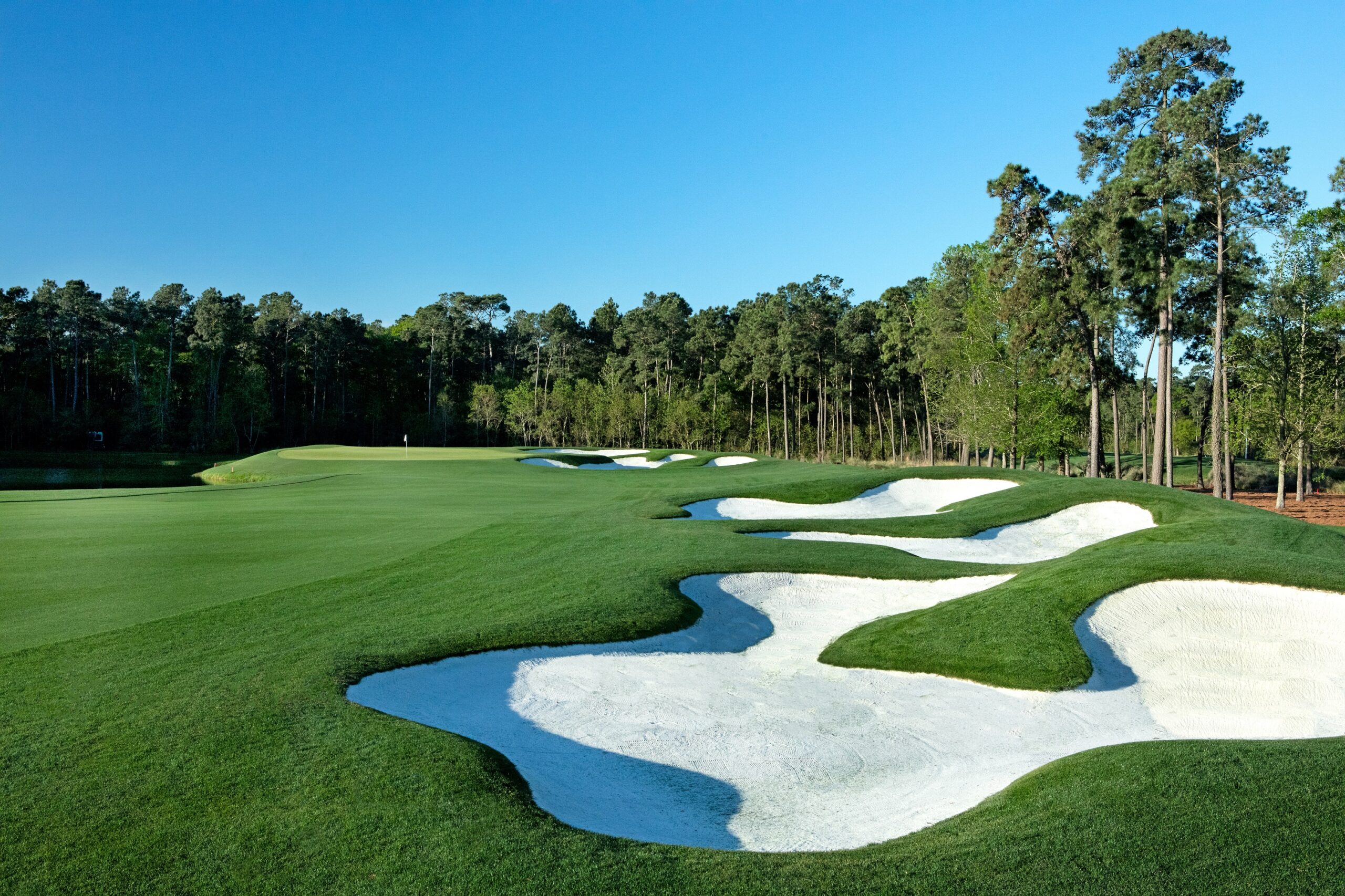 GCOH #3 Hole - Resized Photo of sand traps at the Golf Club of Houston