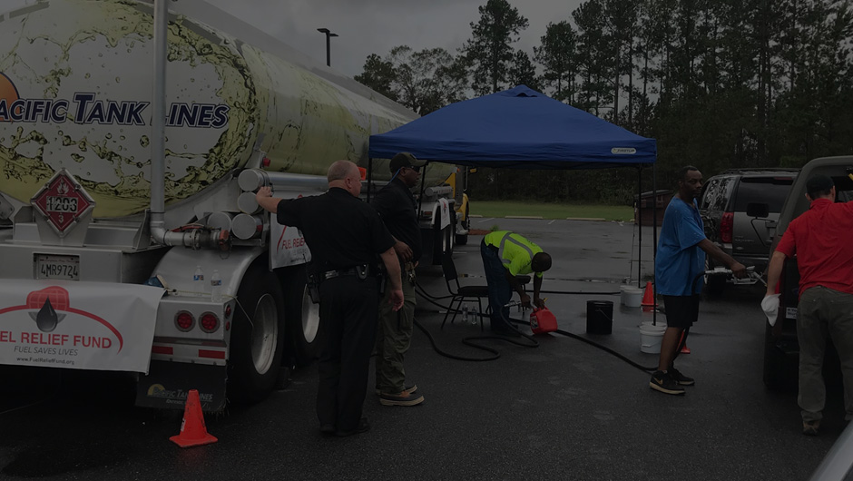 Photo of Fuel Relief after Hurricane Florence