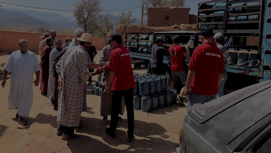 Fuel Relief volunteers helping after the Morocco Earthquake