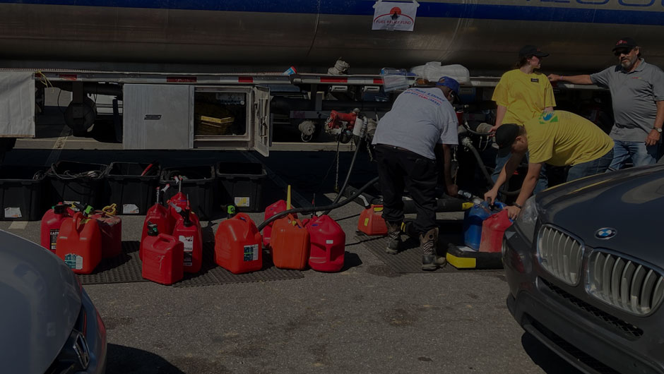 Volunteers during Hurricane Helene relief