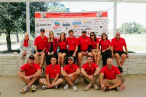 Photo of the FRF team at a golf tournament