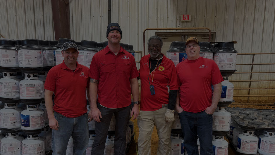 Over 1, 030 propane tanks distributed