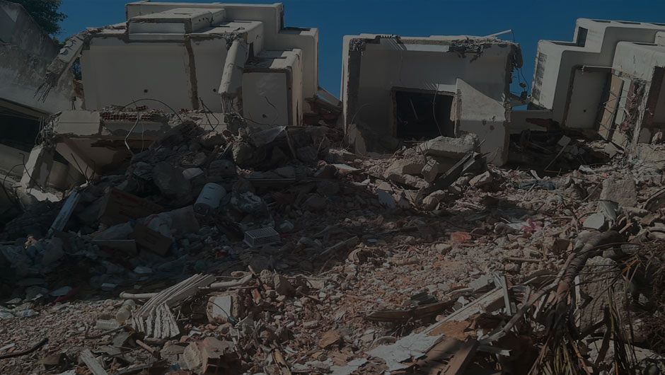Venezuela Earthquake debris