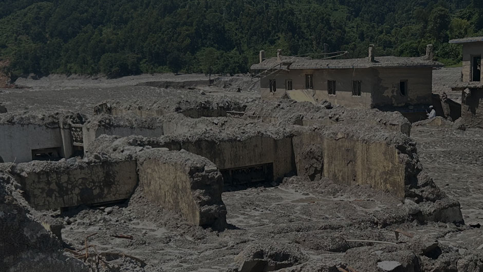 Photo of the destruction in Nepal