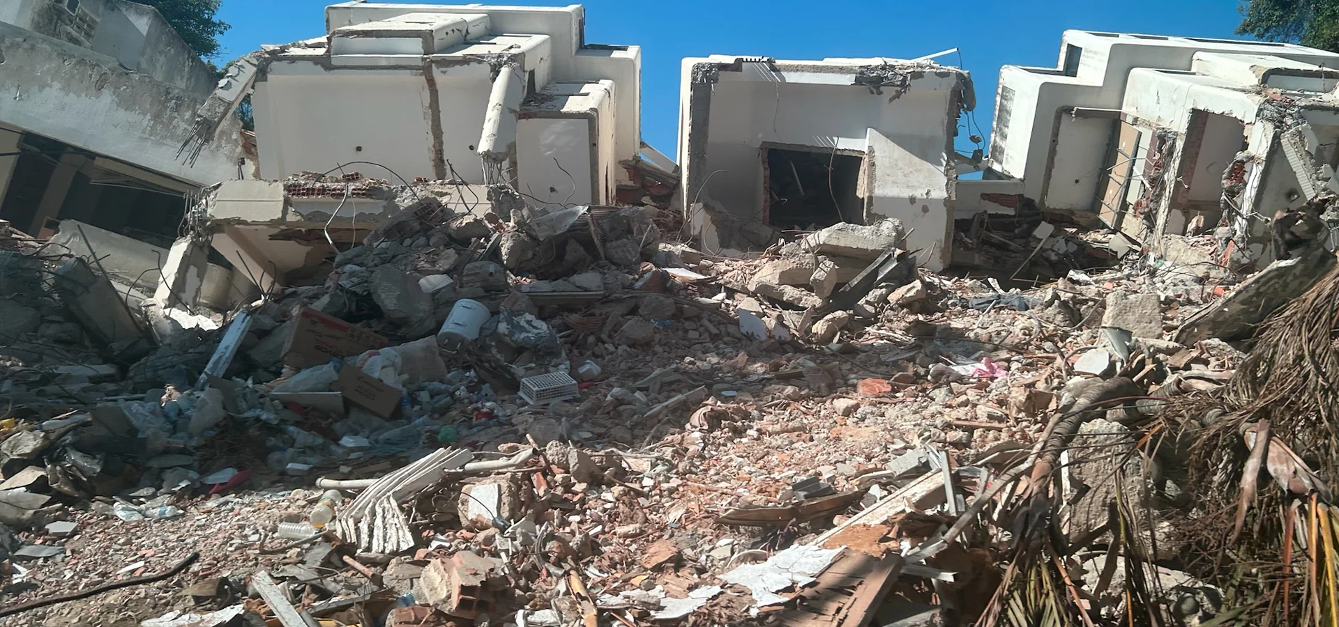 Photo of the destruction in Montego Bay, Jamaica